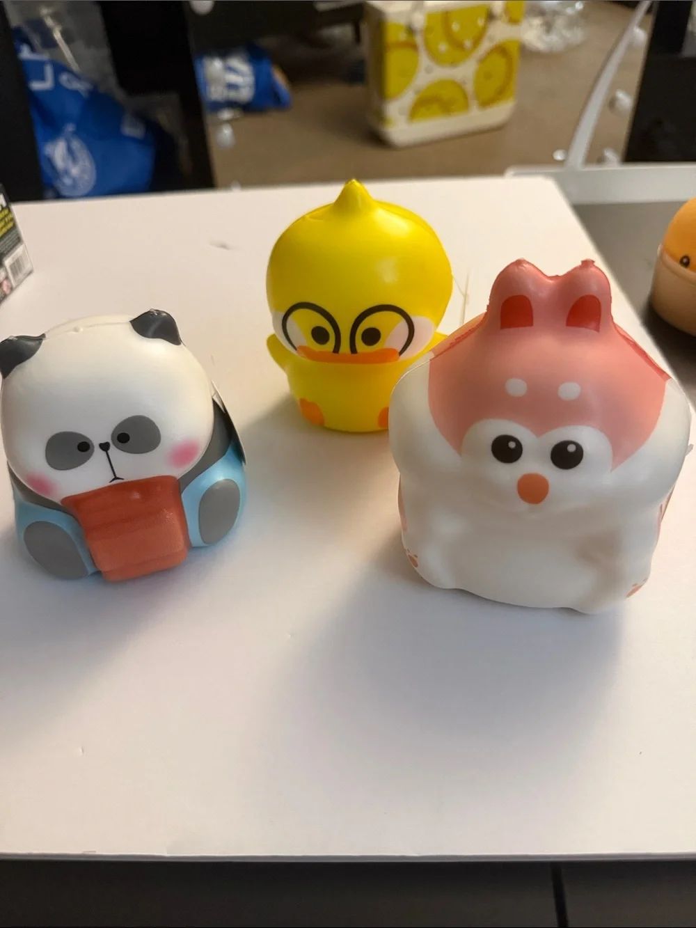 Squeesy yum baby chubby buddies set  of 3